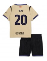 Barcelona Dani Olmo #20 Vieraspaita Lasten 2025-26 Lyhythihainen (+ shortsit)